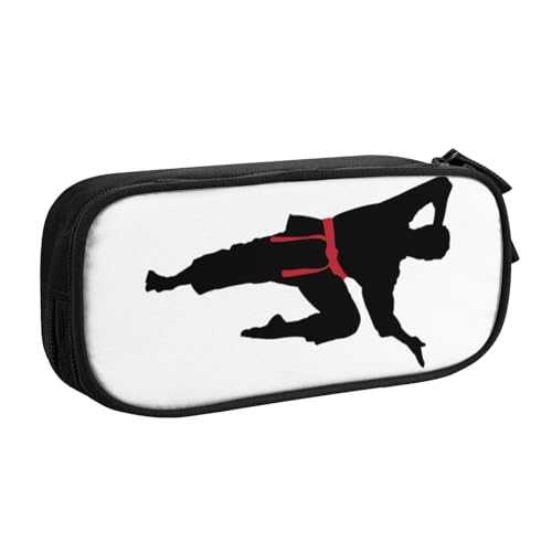 EdsfFehs Federmäppchen mit großem Fassungsvermögen, Karate-Männer, doppellagig, Reißverschluss, mehrere Fächer, tragbar, Schwarz , Einheitsgröße, Schulranzen-Set EdsfFehs Federmäppchen mit großem Fassungsvermögen, Karate-Männer, doppellagig, Reißverschluss, mehrere Fächer, tragbar, Schwarz , Einheitsgröße, Schulranzen-Set von EdsfFehs