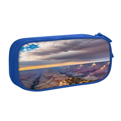 EdsfFehs Federmäppchen mit großem Fassungsvermögen, Motiv: Beauty Grand Canyon 1 Druck, doppellagig, mit Reißverschluss, mehrere Fächer, tragbar, blau, Einheitsgröße, Schulranzen-Set EdsfFehs Federmäppchen mit großem Fassungsvermögen, Motiv: Beauty Grand Canyon 1 Druck, doppellagig, mit Reißverschluss, mehrere Fächer, tragbar, blau, Einheitsgröße, Schulranzen-Set von EdsfFehs
