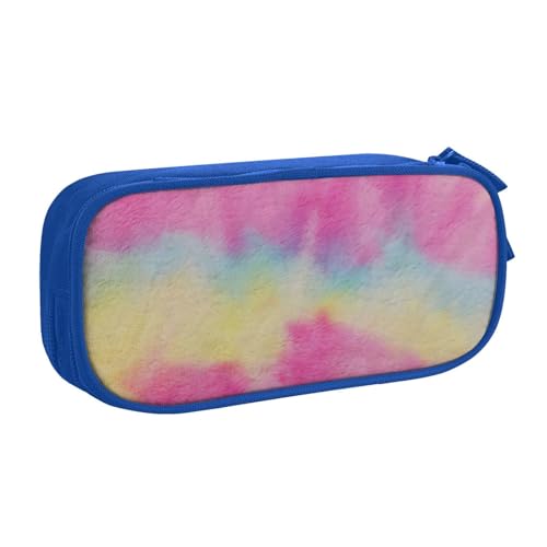EdsfFehs Federmäppchen mit großem Fassungsvermögen, Regenbogenstreifen, doppellagig, mit Reißverschluss, mehrere Fächer, tragbar, blau, Einheitsgröße, Schulranzen-Set EdsfFehs Federmäppchen mit großem Fassungsvermögen, Regenbogenstreifen, doppellagig, mit Reißverschluss, mehrere Fächer, tragbar, blau, Einheitsgröße, Schulranzen-Set von EdsfFehs