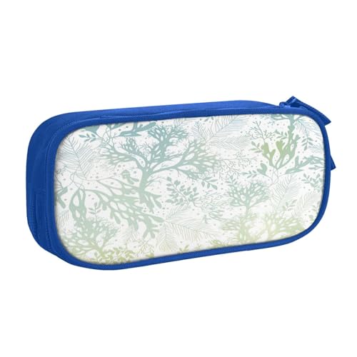 EdsfFehs Federmäppchen mit großem Fassungsvermögen, mit doppelschichtigem Reißverschluss, mehrere Fächer, tragbar, blau, Einheitsgröße, Schulranzen-Set EdsfFehs Federmäppchen mit großem Fassungsvermögen, mit doppelschichtigem Reißverschluss, mehrere Fächer, tragbar, blau, Einheitsgröße, Schulranzen-Set von EdsfFehs