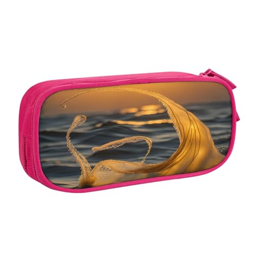 EdsfFehs Federmäppchen mit großem Fassungsvermögen und Meerjungfrauenschwanz-Aufdruck, doppellagig, mit Reißverschluss, mehrere Fächer, tragbar, rose, Einheitsgröße, Schulranzen-Set EdsfFehs Federmäppchen mit großem Fassungsvermögen und Meerjungfrauenschwanz-Aufdruck, doppellagig, mit Reißverschluss, mehrere Fächer, tragbar, rose, Einheitsgröße, Schulranzen-Set von EdsfFehs