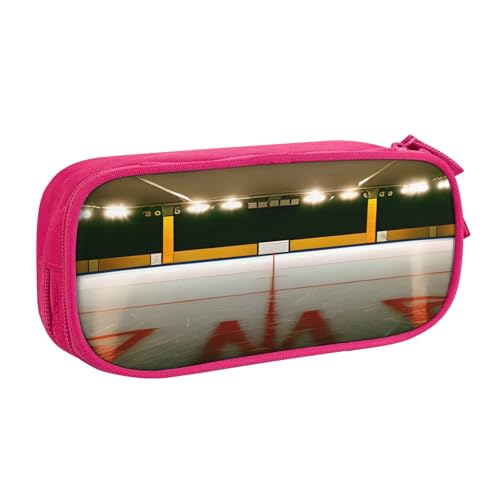 EdsfFehs Federmäppchen mit großem Fassungsvermögen und doppelschichtigem Reißverschluss, mehrere Fächer, tragbar, rose, Einheitsgröße, Schulranzen-Set von EdsfFehs