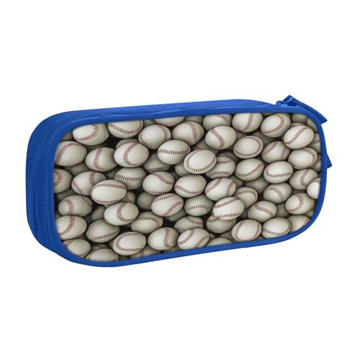 EdsfFehs Großes Fassungsvermögen, Baseball-Druck, doppellagig, Reißverschluss, mehrere Fächer, tragbar, blau, Einheitsgröße, Schulranzen-Set EdsfFehs Großes Fassungsvermögen, Baseball-Druck, doppellagig, Reißverschluss, mehrere Fächer, tragbar, blau, Einheitsgröße, Schulranzen-Set von EdsfFehs