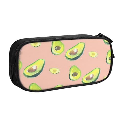 EdsfFehs Großes Fassungsvermögen, viele Avocado-Bilder, doppelschichtiges Reißverschluss-Federmäppchen, mehrere Fächer, tragbar, Schwarz , Einheitsgröße, Schulranzen-Set EdsfFehs Großes Fassungsvermögen, viele Avocado-Bilder, doppelschichtiges Reißverschluss-Federmäppchen, mehrere Fächer, tragbar, Schwarz , Einheitsgröße, Schulranzen-Set von EdsfFehs