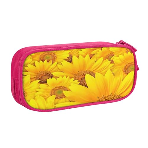 EdsfFehs Großes Fassungsvermögen, viele Sonnenblumen-Druck, doppellagig, Reißverschluss, mehrere Fächer, tragbar, rose, Einheitsgröße, Schulranzen-Set EdsfFehs Großes Fassungsvermögen, viele Sonnenblumen-Druck, doppellagig, Reißverschluss, mehrere Fächer, tragbar, rose, Einheitsgröße, Schulranzen-Set von EdsfFehs