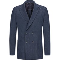 Eduard Dressler Zweireihiger Blazer mit Webstruktur, Shaped Fit von Eduard Dressler