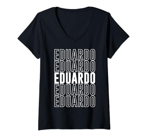 Damen Eduardo T-Shirt mit V-Ausschnitt von Eduardo Apparel