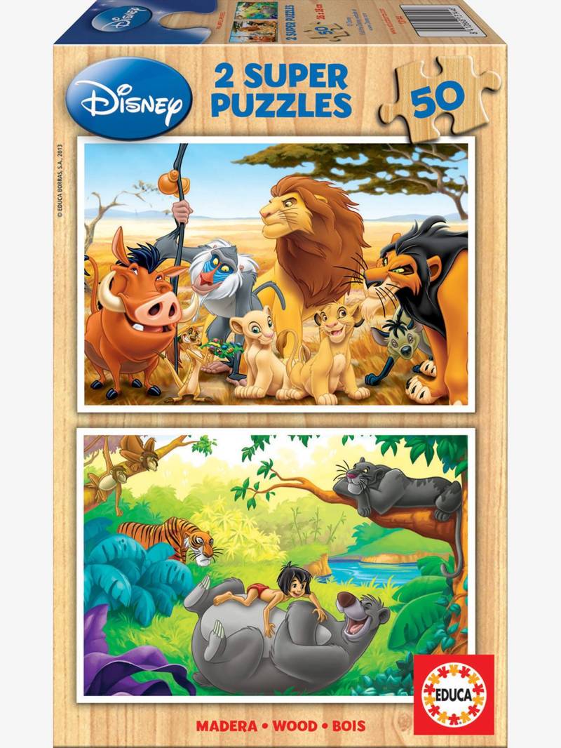 2er-Set Holzpuzzles von Educa