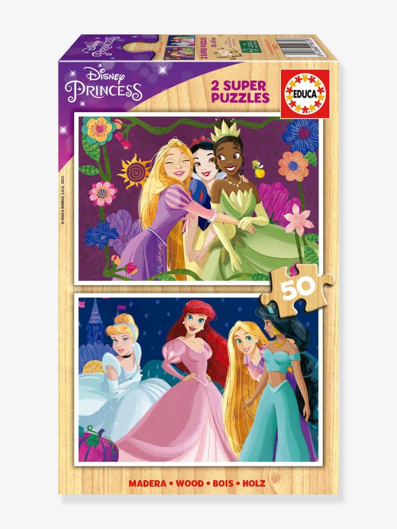 2er-Set Kinder Holz-Puzzles Disney Prinzessinnen EDUCA von Educa
