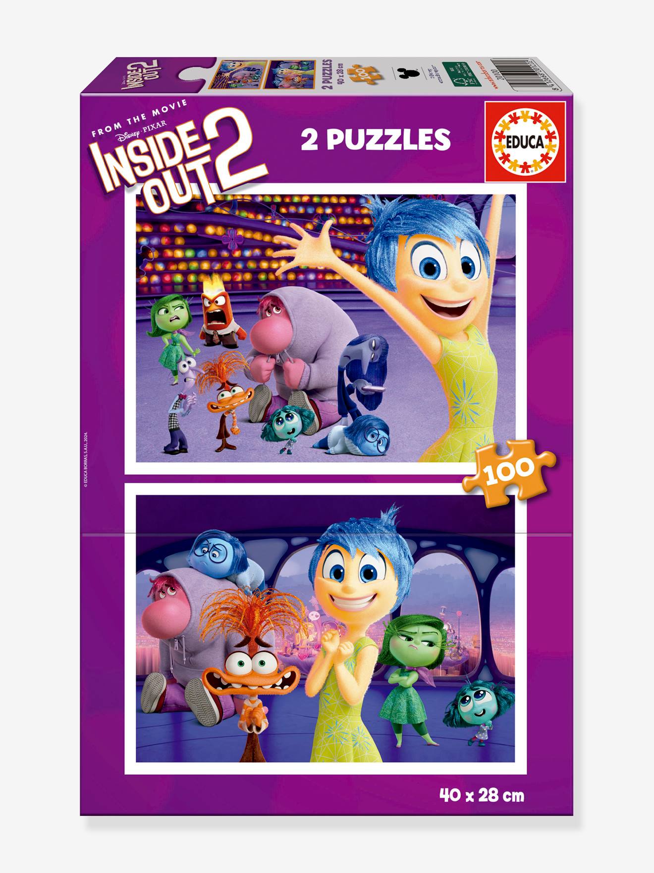 2er-Set Kinder Puzzles ALLES STEHT KOPF EDUCA von Educa