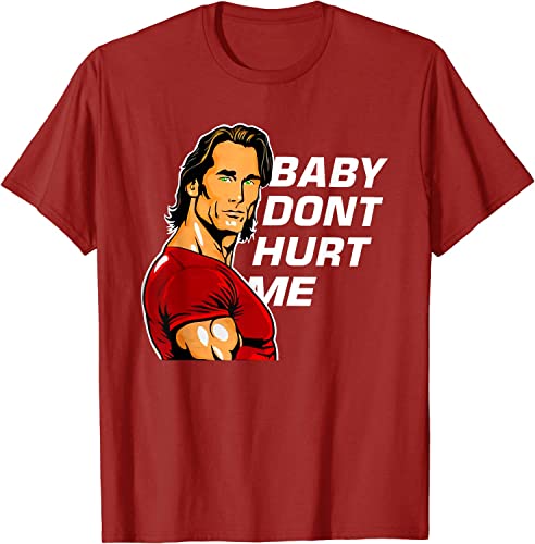 Funny Baby Dont Hurt Me Funny Meme Novelty Humorous Funny Gift Unisex T-Shirt (Red,XL) von EdvenA