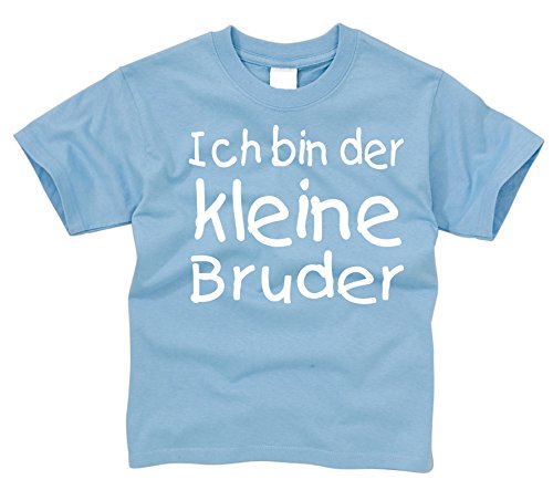 Baby & Kleinkind Hellblau T-Shirt 68-80 'ICH Bin DER KLEINE Bruder' von EDWARD SINCLAIR