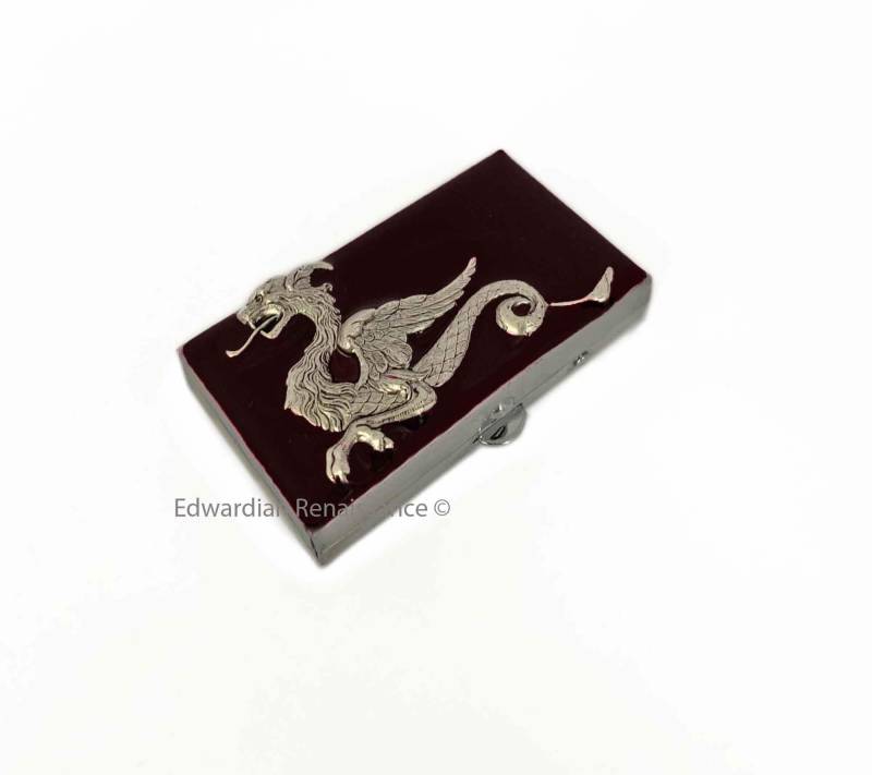 Drachen Pillendose Handbemalte Emaille Drachen Pillendose Handbemalte Emaille von EdwardianRenaissance