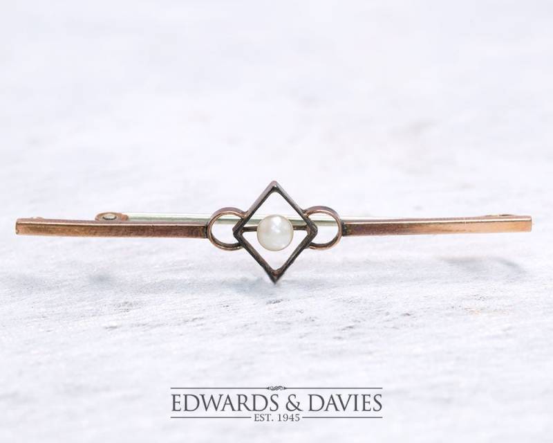 Perlen Gold Pin Brosche | Lapel Antiker Schmuck Antike Antik Vintage von EdwardsandDavies