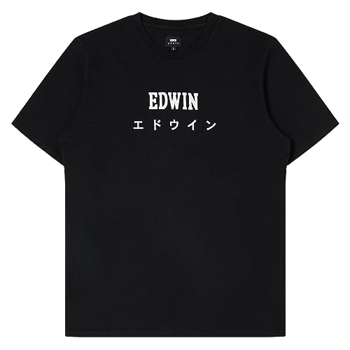 Edwin Herren Japan Ts T-Shirt, Schwarz (Schwarz 8967), L von Edwin