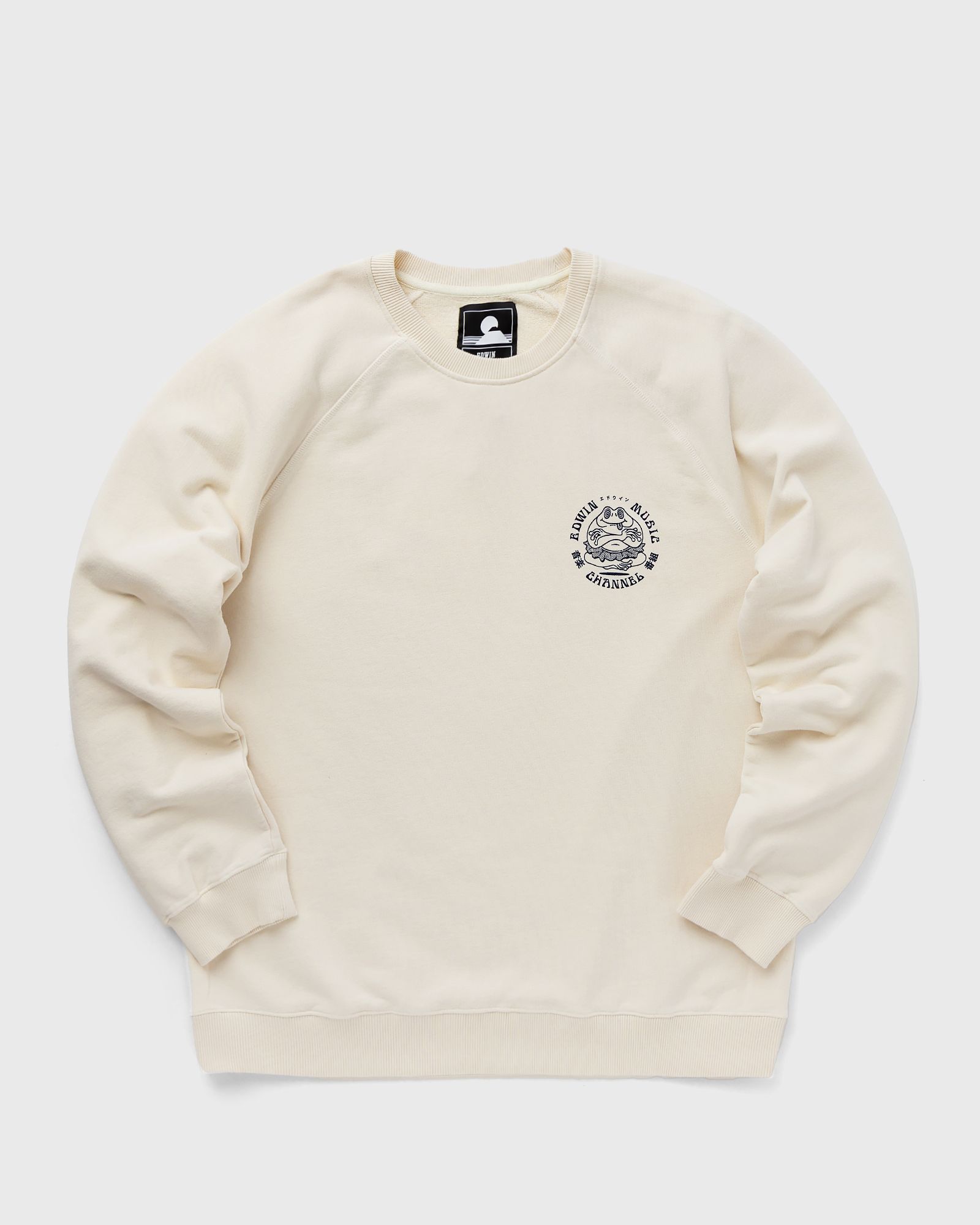 Edwin Music Channel Sweat men Sweatshirts beige in Größe:L von Edwin