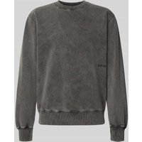 Edwin Relaxed Fit Sweatshirt mit Statement-Stitching Modell 'Axiom' in Anthrazit, Größe XXL Edwin Relaxed Fit Sweatshirt mit Statement-Stitching Modell 'Axiom' in Anthrazit, Größe XXL von Edwin