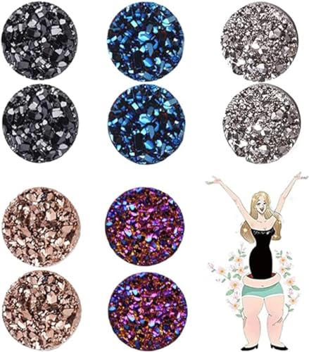 EarAllure magnetische Ohrringe, Magnettherapie-Ohrringe, Livelyease-Magnetologie, Lymph-Ohrringe, Lymph-Detox-Magnetotherapie, Germanium-Ohrringe, 10 mm, Germanium-Stein EarAllure magnetische Ohrringe, Magnettherapie-Ohrringe, Livelyease-Magnetologie, Lymph-Ohrringe, Lymph-Detox-Magnetotherapie, Germanium-Ohrringe, 10 mm, Germanium-Stein von Eeiiey