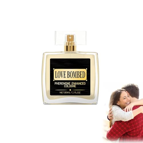 Love Bombed - Pheromone Cologne for Men,Enhanced Scents Pheromone Perfume,Long-Lasting Pheromones Scent Spray,Hypnosis Cologne Fragrances for Men,Male Perfume Oil,Attraction & Confidence (1 Pcs) von Eeiiey