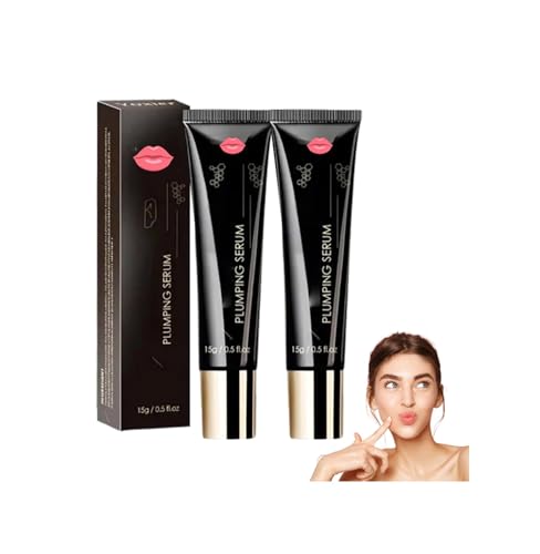 Plumpify Plumping Serum Oil, Plumpify Lip Oil Plumper,Plumpify Lip Boosting Serums,Plumpify Lip Booster Plumping Serum,Hydrating Moisturizing Lip Oil,Hydrating Lip Gloss Set for Dry Lips (2 Pcs) von Eeiiey