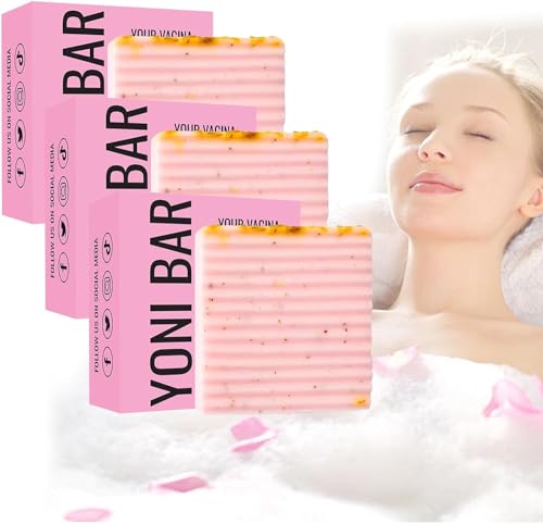 Premium Yoni Bar Soap,Yoni Bar Soap for Women,Yoni Soap Bar, Yoni Bar Soap for Women Ph Balance,Yoni Bar Soap and Oil,Natural Ingredients,Take Care of Your Health,Vaginal Feminine Wash (3 Pcs) von Eeiiey