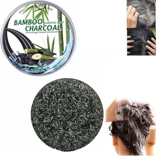 Velora Vibe Soap,Emberless Soap,Gray Reverse Bar Soap,Veloravibe Gray Gone Bar Shampoo,Natural Darkening Soap,Mane Gray Reverse Bar,Grey Hair Shampoo Bar,Shampoo Soap for Men and Women (1) von Eeiiey