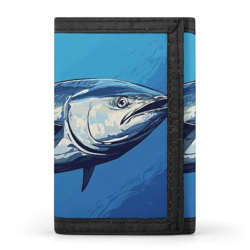 Eekstdbn Bunte Thunfisch-Geldbörse, Kartenetuis und Geldbeutel, dünn, stilvolle Mini-Münztasche mit Reißverschluss, Münzfach, Kredit für Damen und Herren Eekstdbn Bunte Thunfisch-Geldbörse, Kartenetuis und Geldbeutel, dünn, stilvolle Mini-Münztasche mit Reißverschluss, Münzfach, Kredit für Damen und Herren von Eekstdbn