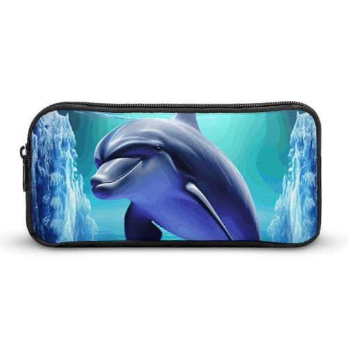 Eekstdbn Delfin-Federmäppchen, Bürobedarf-Organizer, schlichter, stabiler Reißverschluss, tragbar, für Büro, Reisen, Mehrzwecktasche Eekstdbn Delfin-Federmäppchen, Bürobedarf-Organizer, schlichter, stabiler Reißverschluss, tragbar, für Büro, Reisen, Mehrzwecktasche von Eekstdbn