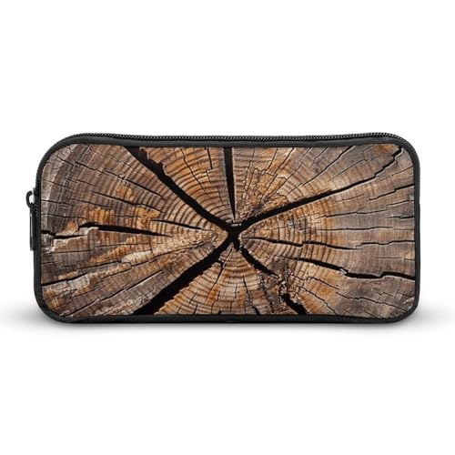 Eekstdbn Federmäppchen mit Baumstumpf, Holzmaserung, für Büro, Schreibwaren, Organizer, einfacher stabiler Reißverschluss, tragbar, für Büro, Reisen, Mehrzwecktasche Eekstdbn Federmäppchen mit Baumstumpf, Holzmaserung, für Büro, Schreibwaren, Organizer, einfacher stabiler Reißverschluss, tragbar, für Büro, Reisen, Mehrzwecktasche von Eekstdbn