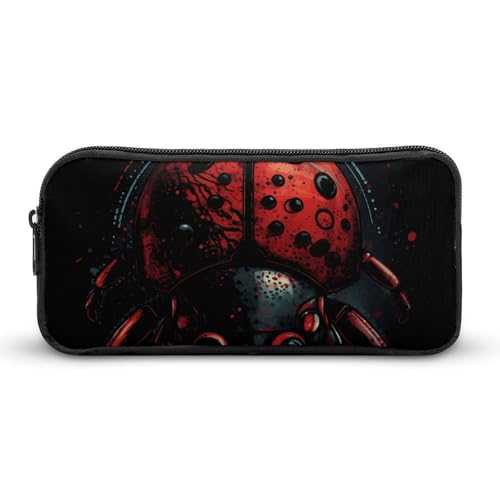 Eekstdbn Federmäppchen mit Cartoon-Marienkäfer-Design, einfacher stabiler Reißverschluss, tragbar, für Büro, Reisen, Mehrzwecktasche von Eekstdbn