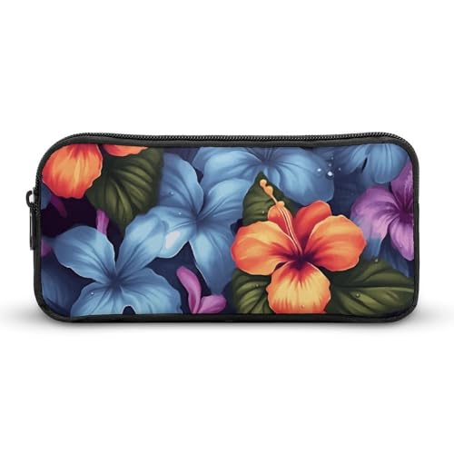 Eekstdbn Federmäppchen mit tropischem Blumenmuster, für Büro, Schreibwaren, Organizer, einfacher stabiler Reißverschluss, tragbar, für Büro, Reisen, Mehrzwecktasche Eekstdbn Federmäppchen mit tropischem Blumenmuster, für Büro, Schreibwaren, Organizer, einfacher stabiler Reißverschluss, tragbar, für Büro, Reisen, Mehrzwecktasche von Eekstdbn