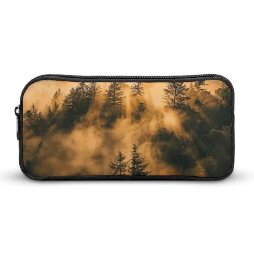 Eekstdbn Federmäppchen mit warmen Kiefernbäumen, für Büro, Schreibwaren, Organizer, einfacher stabiler Reißverschluss, tragbar, für Büro, Reisen, Mehrzwecktasche Eekstdbn Federmäppchen mit warmen Kiefernbäumen, für Büro, Schreibwaren, Organizer, einfacher stabiler Reißverschluss, tragbar, für Büro, Reisen, Mehrzwecktasche von Eekstdbn