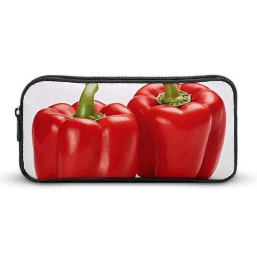 Eekstdbn Federmäppchen mit zwei roten Paprikaschoten, für Büro, Schreibwaren, Organizer, einfacher stabiler Reißverschluss, tragbar, für Büro, Reisen, Mehrzwecktasche Eekstdbn Federmäppchen mit zwei roten Paprikaschoten, für Büro, Schreibwaren, Organizer, einfacher stabiler Reißverschluss, tragbar, für Büro, Reisen, Mehrzwecktasche von Eekstdbn