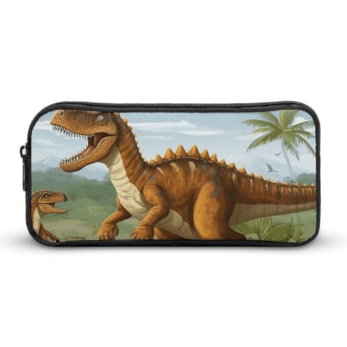 Eekstdbn Jurassic Period Dinosaurier-Federmäppchen, Bürobedarf-Organizer, schlichter, stabiler Reißverschluss, tragbar, für Büro, Reisen, Mehrzwecktasche Eekstdbn Jurassic Period Dinosaurier-Federmäppchen, Bürobedarf-Organizer, schlichter, stabiler Reißverschluss, tragbar, für Büro, Reisen, Mehrzwecktasche von Eekstdbn