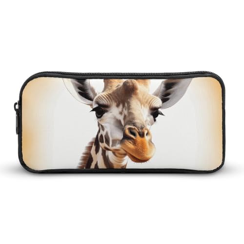 Eekstdbn Niedliches Giraffen-Federmäppchen, Büro, Schreibwaren, Organizer, schlichter, stabiler Reißverschluss, tragbare Bleistifttasche, Büro, Reisen, Mehrzwecktasche Eekstdbn Niedliches Giraffen-Federmäppchen, Büro, Schreibwaren, Organizer, schlichter, stabiler Reißverschluss, tragbare Bleistifttasche, Büro, Reisen, Mehrzwecktasche von Eekstdbn