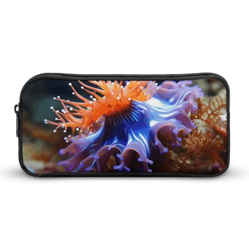 Eekstdbn Nudibranch Federmäppchen für Büro, Schreibwaren, Organizer, einfacher stabiler Reißverschluss, tragbar, für Büro, Reisen, Mehrzwecktasche Eekstdbn Nudibranch Federmäppchen für Büro, Schreibwaren, Organizer, einfacher stabiler Reißverschluss, tragbar, für Büro, Reisen, Mehrzwecktasche von Eekstdbn