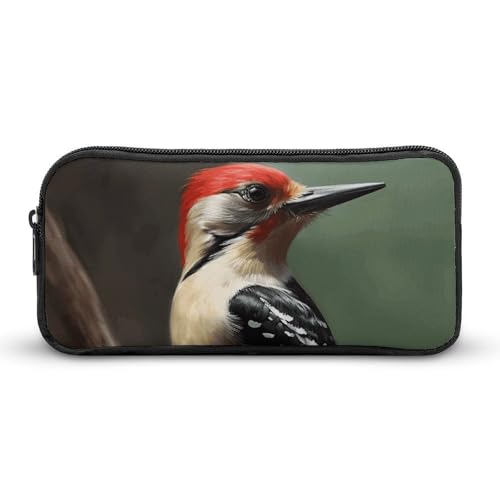 Eekstdbn Woodpecker Federmäppchen, Bürobedarf-Organizer, schlichter, stabiler Reißverschluss, tragbar, für Büro, Reisen, Mehrzwecktasche Eekstdbn Woodpecker Federmäppchen, Bürobedarf-Organizer, schlichter, stabiler Reißverschluss, tragbar, für Büro, Reisen, Mehrzwecktasche von Eekstdbn