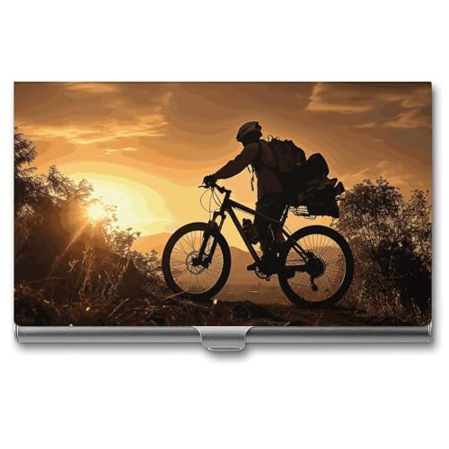 Visitenkartenetui für Damen oder Herren, mit Schnappverschluss, tragbar, für Geschäftstreffen von Eekstdbn