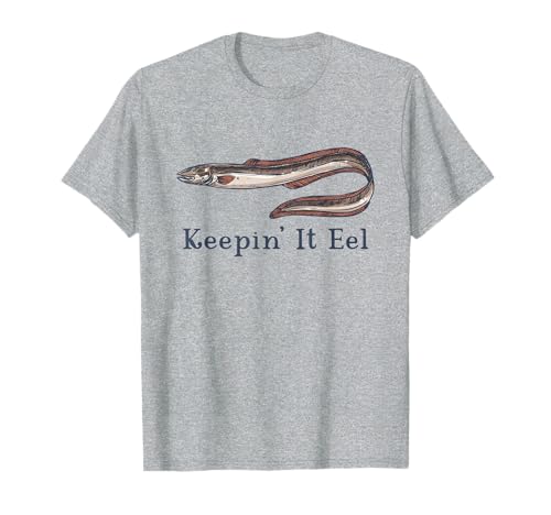 Aal-Liebhaber Aale Aquarium Lustig Witz Männer Frauen Jungen Mädchen T-Shirt von Eel Lover Eel Aquarium Funny Fisherman Angler