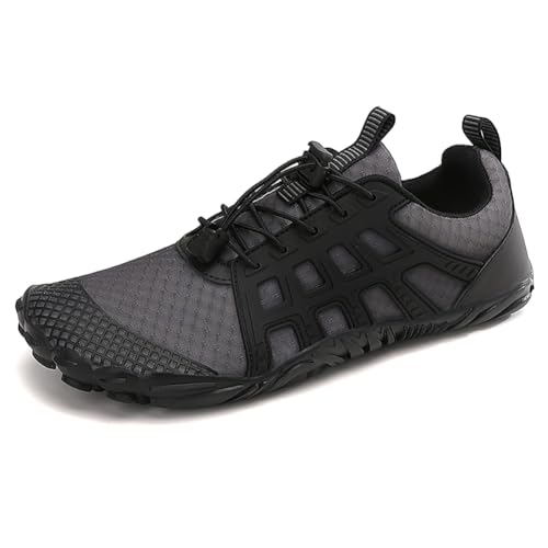 Eestfy Barfuß Wasserschuhe Für Männer Und Frauen Schnelltrocknende Amphibische Aqua Trainer Mit Elastischem Gurt Leichte Sneakers Für Trekking Wandern Surfen Angeln,Grayblack,43 EU Eestfy Barfuß Wasserschuhe Für Männer Und Frauen Schnelltrocknende Amphibische Aqua Trainer Mit Elastischem Gurt Leichte Sneakers Für Trekking Wandern Surfen Angeln,Grayblack,43 EU von Eestfy