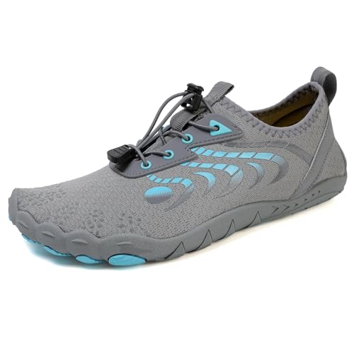 Eestfy Wasserschuhe Für Frauen Und Männer Schnelltrocknende rutschfeste Aqua Sneakers Mit Atmungsaktivem Mesh Leichte Barfuß Schwimmschuhe Für Schnorcheln,Grau,47 EU Eestfy Wasserschuhe Für Frauen Und Männer Schnelltrocknende rutschfeste Aqua Sneakers Mit Atmungsaktivem Mesh Leichte Barfuß Schwimmschuhe Für Schnorcheln,Grau,47 EU von Eestfy