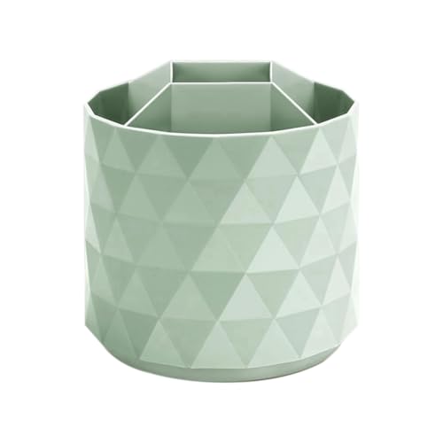 Eeuye 360° Drehbarer Stifthalter mit 5 Fächern Make-Up-Pinsel-Organizer Make-Up-Pinsel Schule Büro Schreibwarenbedarf Grün von Eeuye