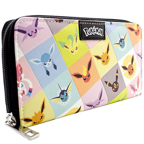 Eevee Eeveelution Umbreon Jolteon Portemonnaie Clutch Münzfach & Kartenhalter, Mehrfarbig von Eevee