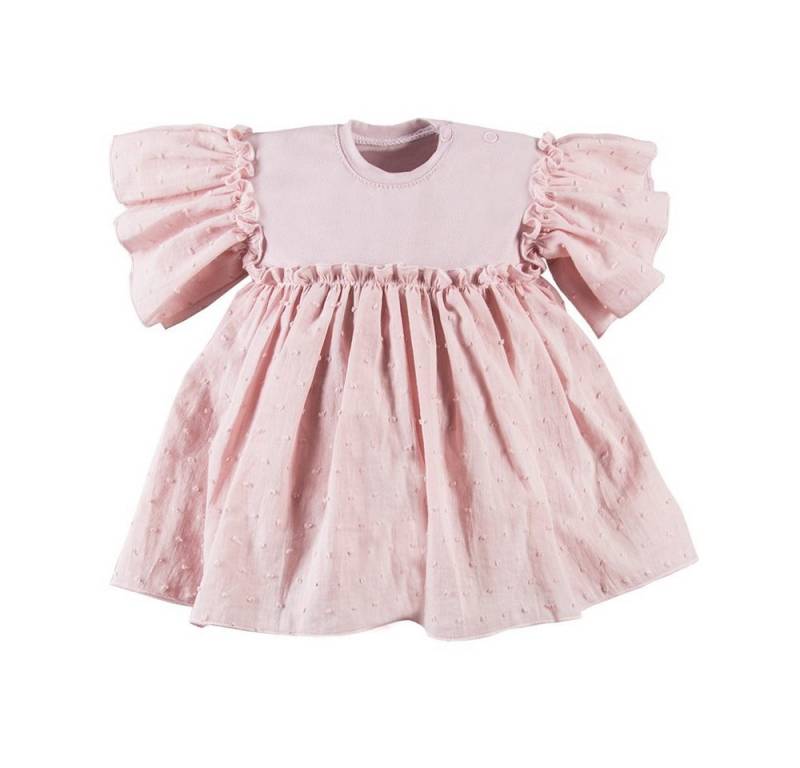 Eevi A-Linien-Kleid Eevi Kurzarm Kleid Swan von Eevi