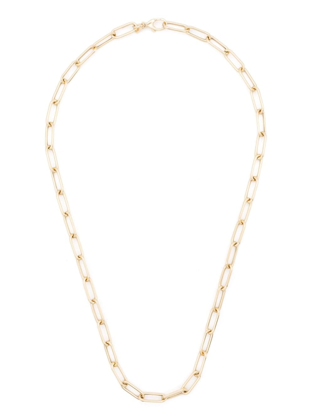 Ef Collection 14kt Jumbo Lola Gelbgoldhalskette von Ef Collection