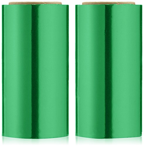 Efalock Professional Haarfolie, 20 my, 50 m x 12 cm, grün, 2 Rollen, 1er Pack, (1x 2 Stück) von Efalock