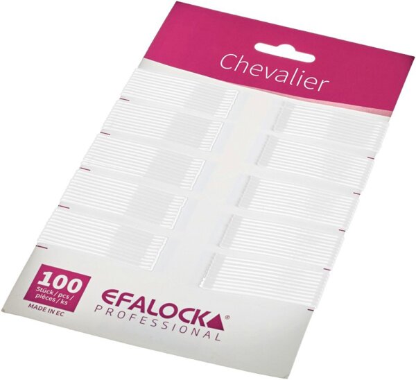 Efalock Chevalier Haarklemmen 5 cm 100 Stk. weiss von Efalock