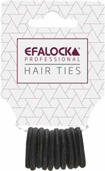 Efalock Haargummi mini 10 Stk. schwarz von Efalock