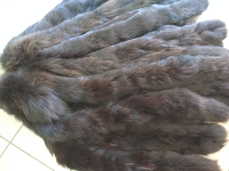 Pelz Braun Finn Waschbär Flauschige Streifen Borte Diy Handwerk Verwenden Es Kragen, Schal, Haube Pelz Braun Finn Waschbär Flauschige Streifen Borte Diy Handwerk Verwenden Es Kragen, Schal, Haube von EfdiFursGR