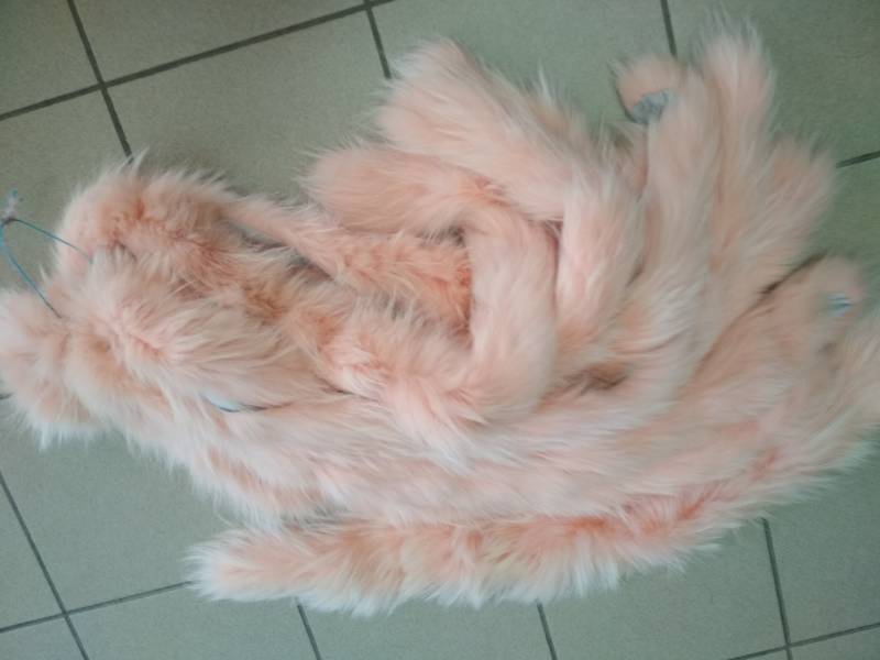 Orange Finn Waschbär Pelzstreifen Pelzstreifen | 100 cm von EfdiFursGR